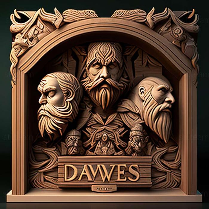 3D model The Dwarves game (STL)